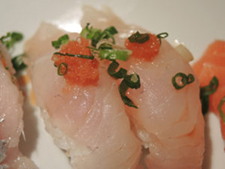 Sea Bass sashimi by Hana Japanese