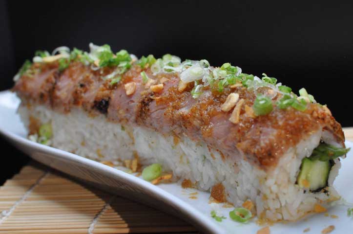 Tuna tataki roll by Hana Japanese Eatery in Phoenix, Arizona